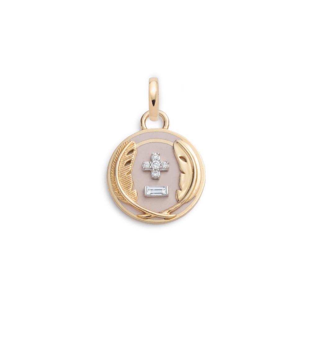 foundrae Vivacity Petite Ceramic Medallion with Annex Link