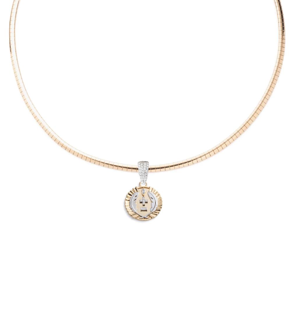 foundrae Vivacity Small Sleek Collar Diamond Necklace