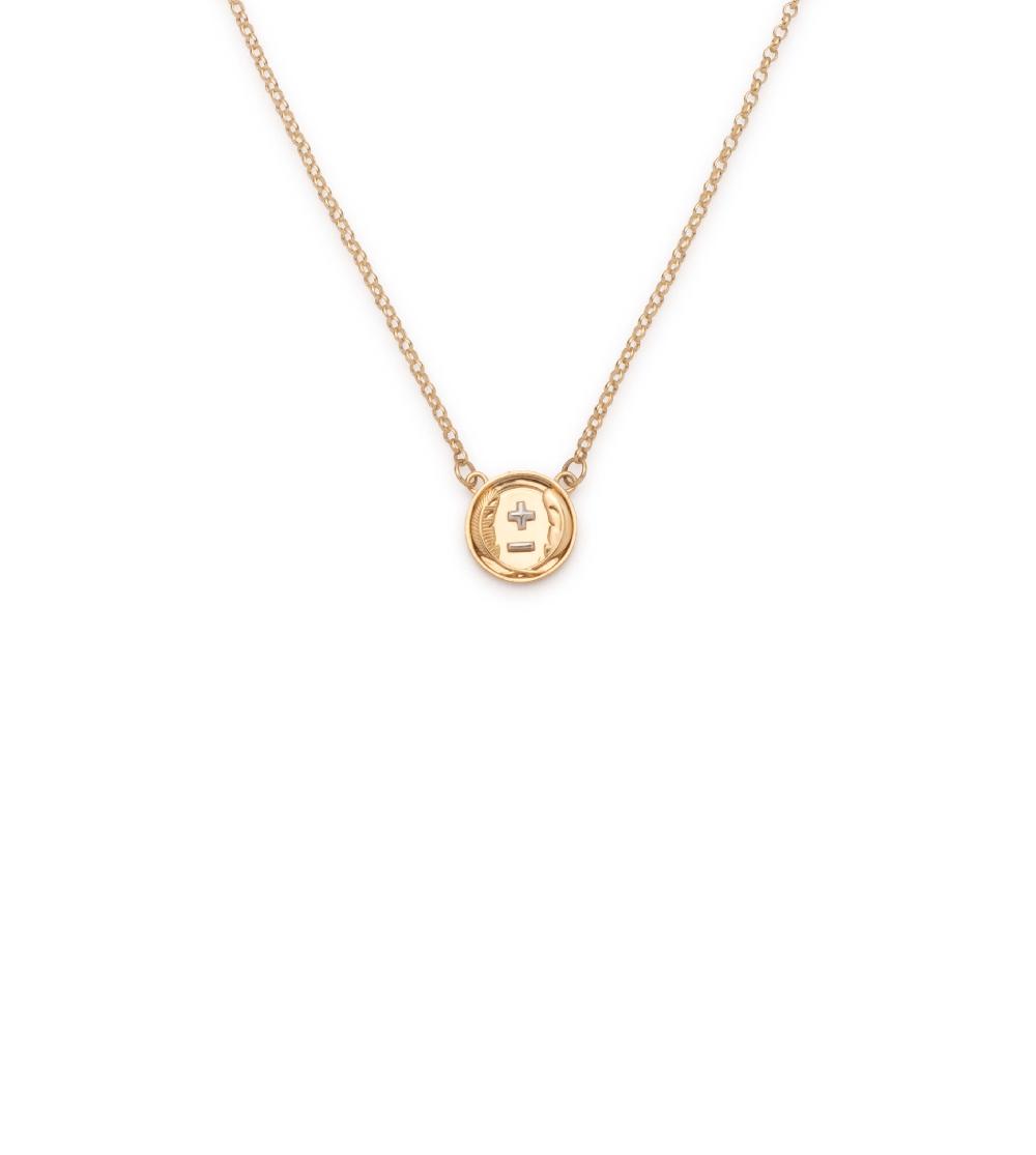 foundrae Vivacity Stationary Necklace in Yellow Gold