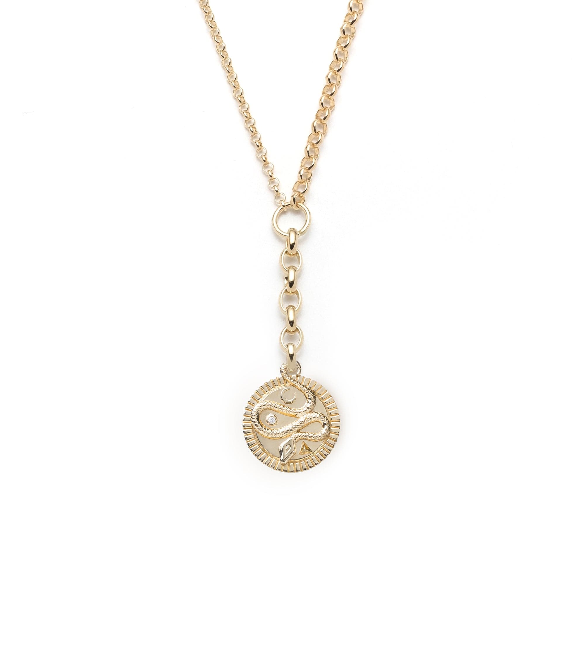 foundrae Wholeness Medium Medium Mixed Belcher Extension Chain Necklace