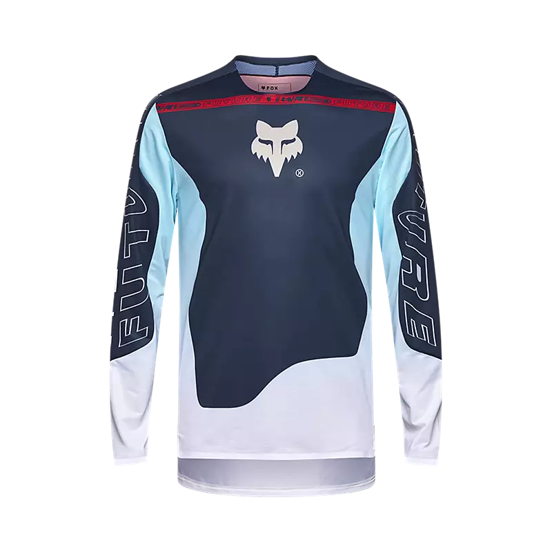 fox Flexair Elevated Long Sleeve Jersey  Midnight Blue