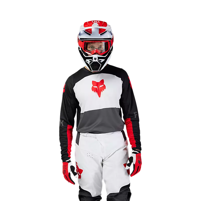 Fox 180 Flow Jersey White/Red