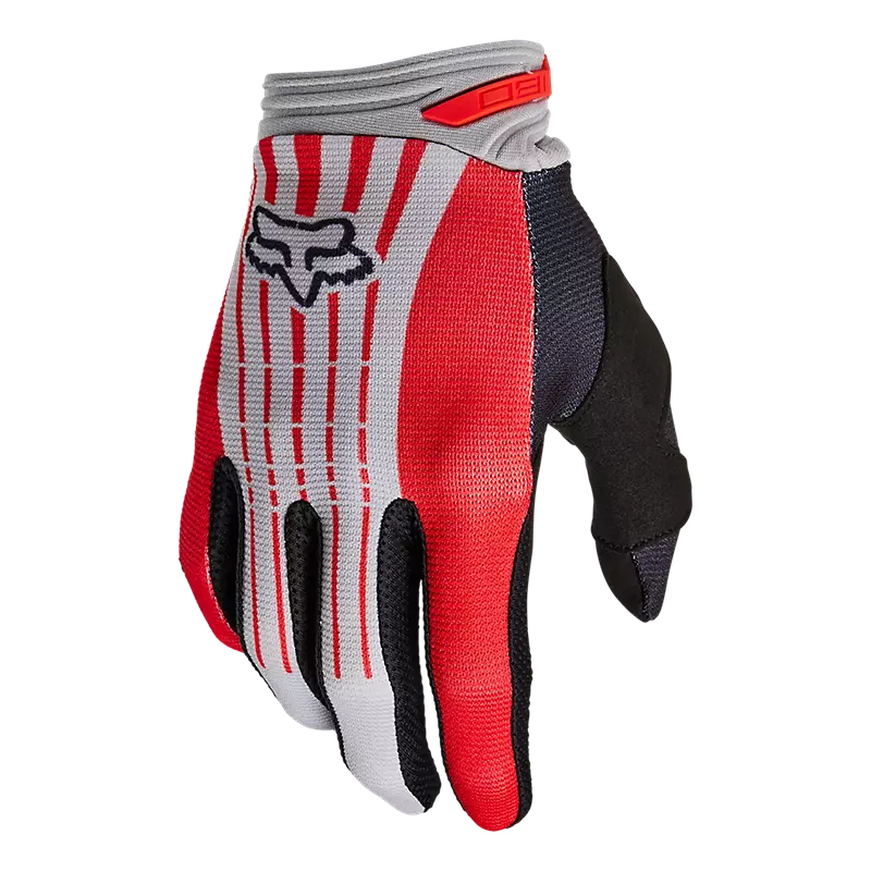 fox 180 GOAT Strafer Gloves Red