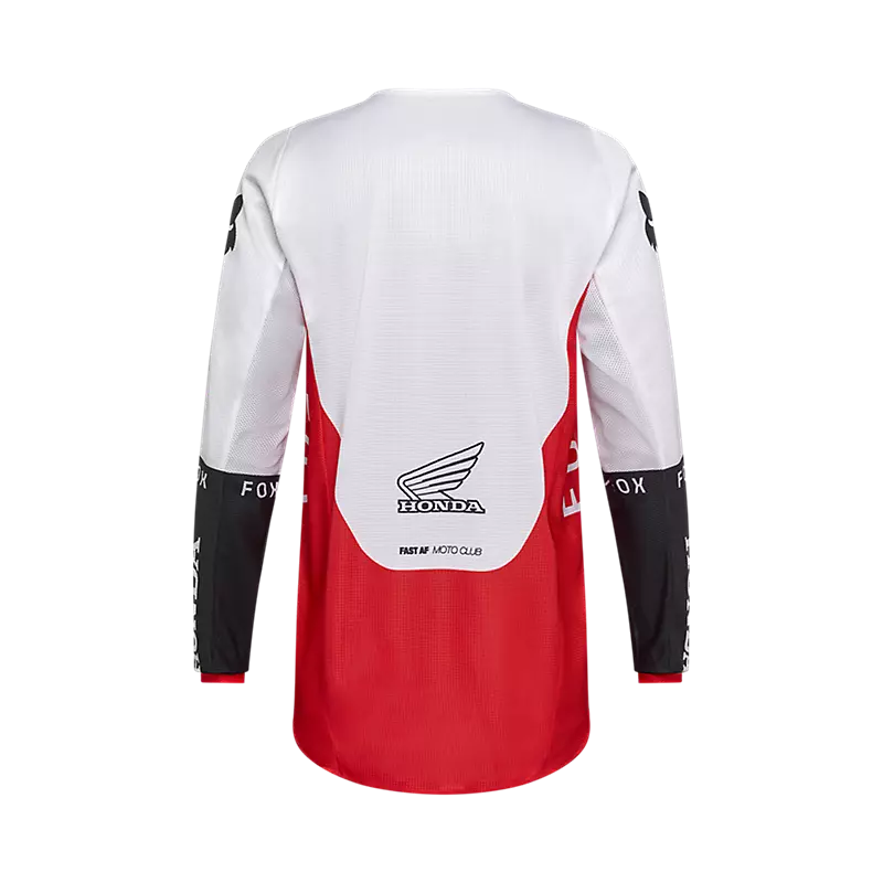 Fox 180 Honda Jersey Fluorescent Red