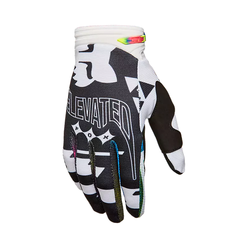 fox 180 Image Cosmo Gloves White/Black