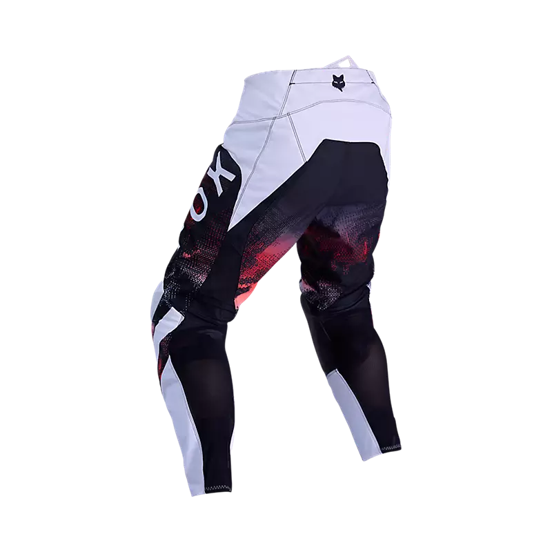 Fox 180 Kairos Pants White/Florescent Red