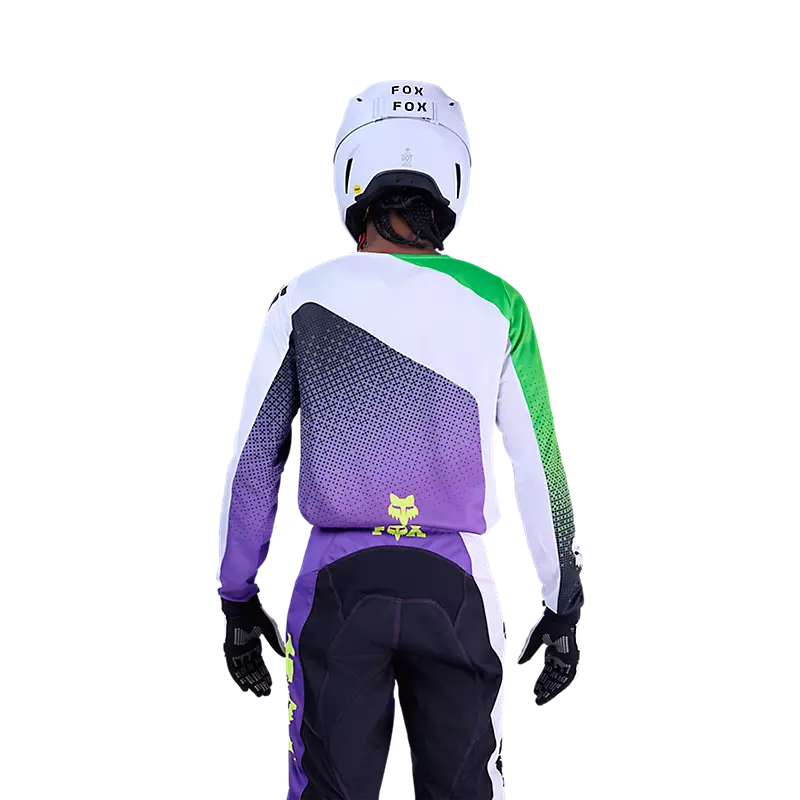 Fox 180 Kawasaki Jersey Purple/White