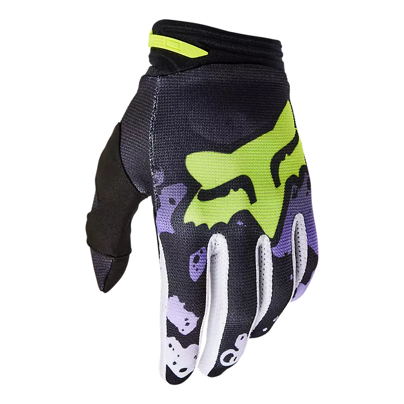 fox 180 Morphic Gloves Black/Yellow