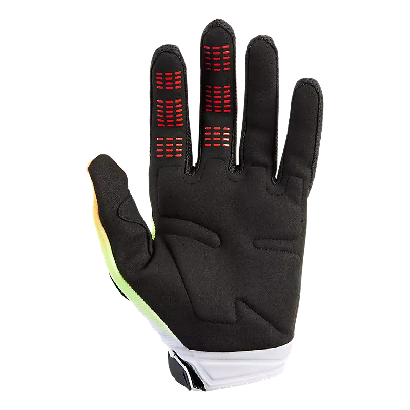 Fox 180 Statk Gloves Red/Yellow