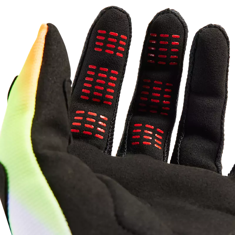Fox 180 Statk Gloves Red/Yellow