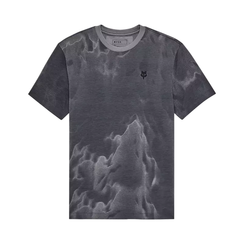 fox AOP Tech Tee Pewter Grey