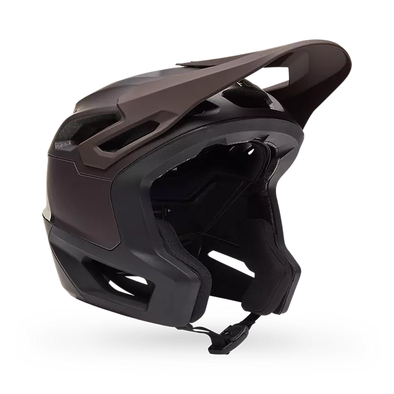 Fox Dropframe Pro Grid Helmet Cocoa Brown
