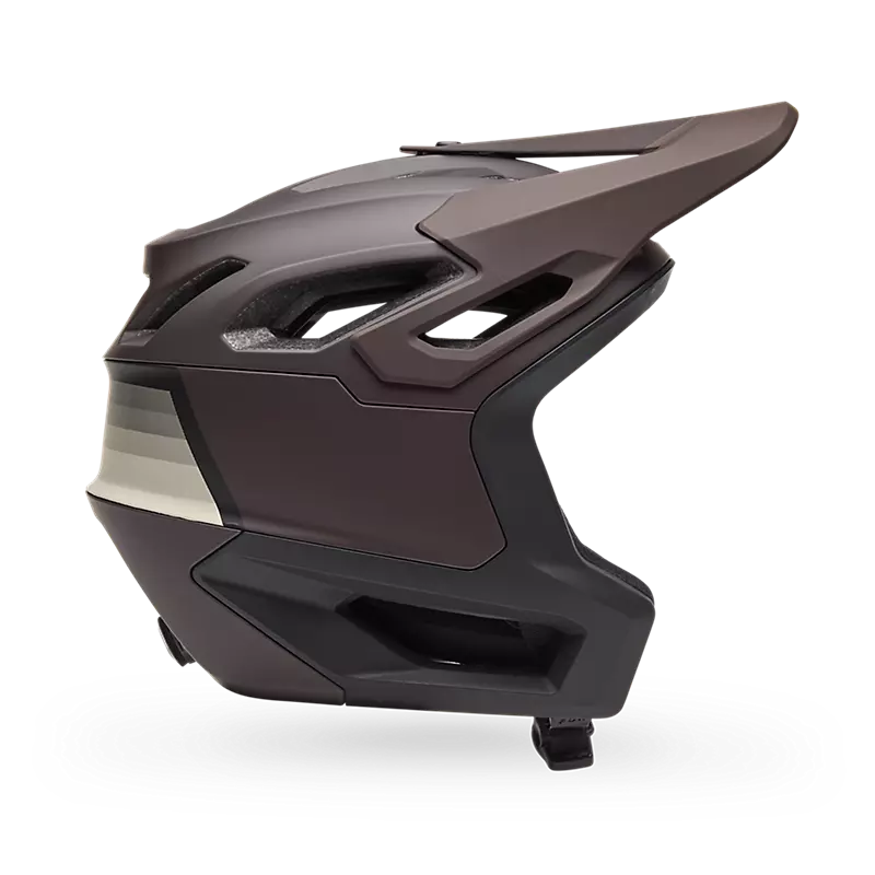 fox Dropframe Pro Grid Helmet Cocoa Brown