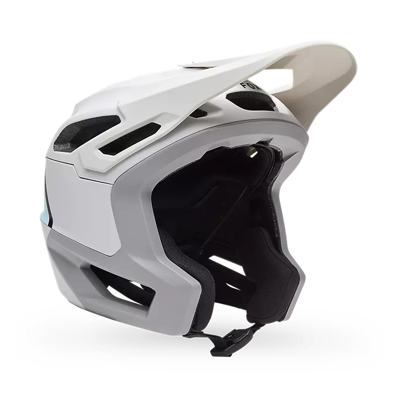 Fox Dropframe Pro Grid Helmet Light Grey