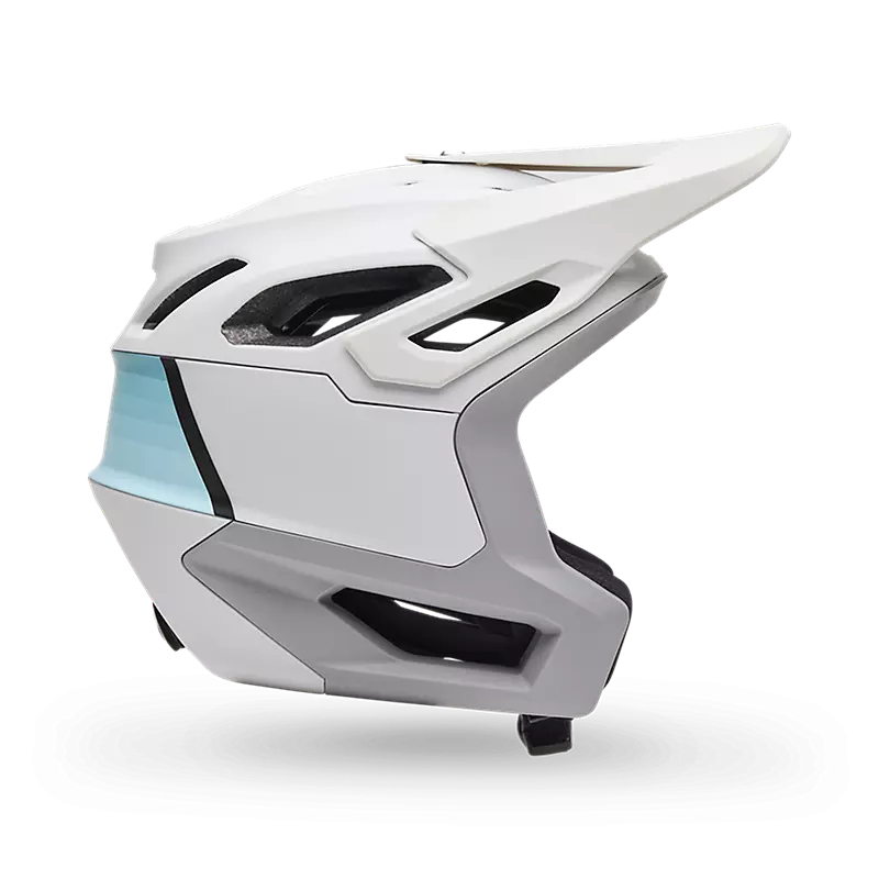 fox Dropframe Pro Grid Helmet Light Grey