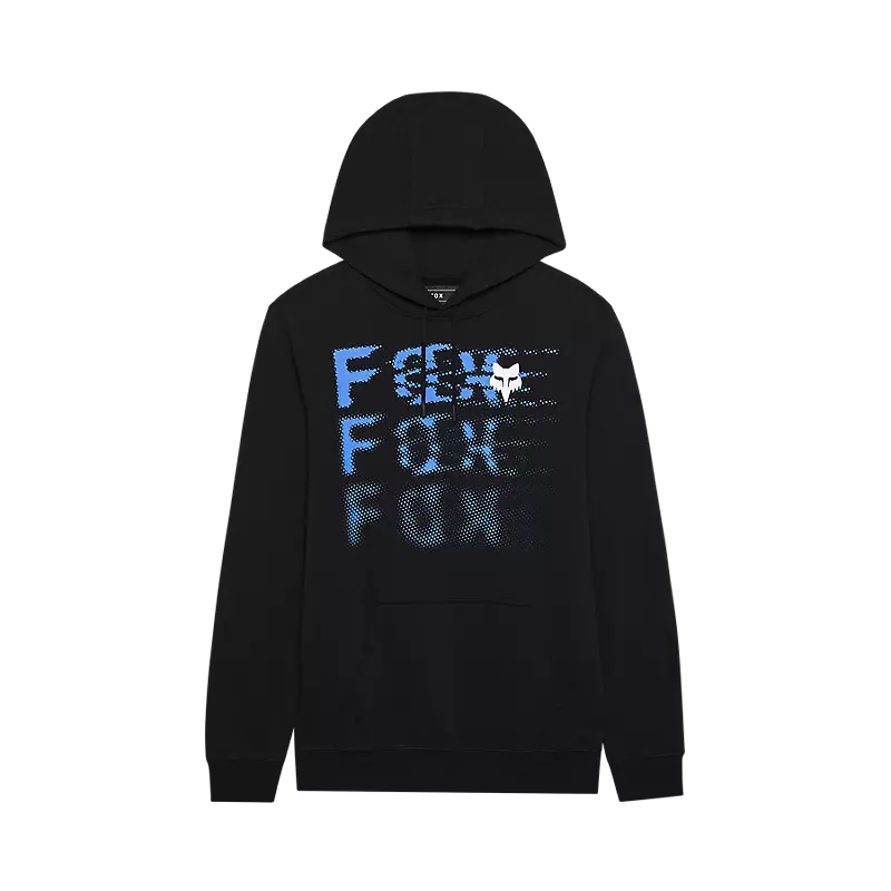 fox Emotion Pullover Hoodie Black