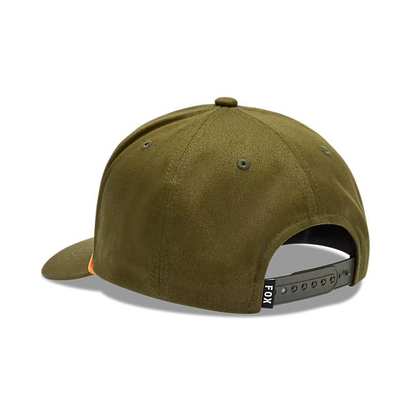 Fox Equipped Snapback Hat Olive Green