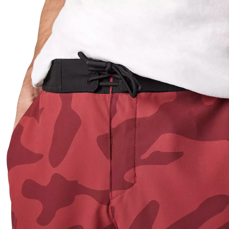 Fox Essex Hybrid Volley Camo Shorts Scarlet Red