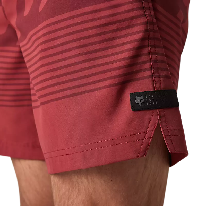 Fox Essex Hybrid Volley Camo Shorts Scarlet Red