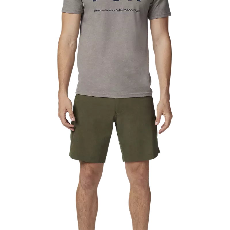 Fox Essex Tech Stretch Hybrid Shorts  Olive Green