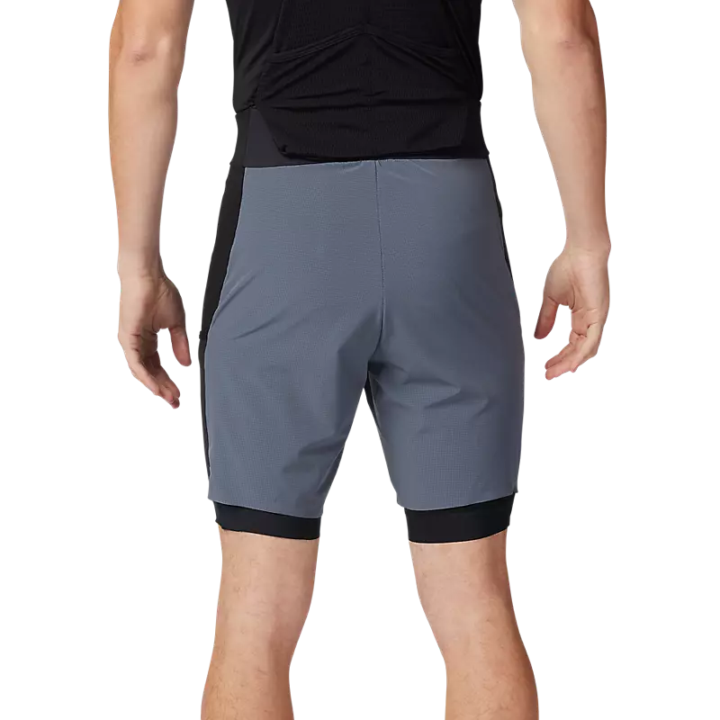 Fox Flexair Ascent Cargo Bib Shorts Graphite Grey
