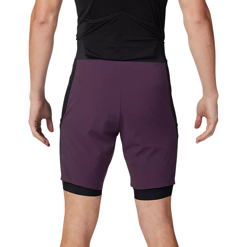 Fox Flexair Ascent Cargo Bibs Dark Purple