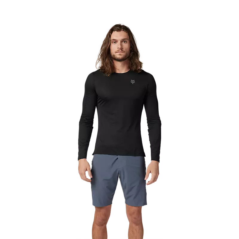 Fox Flexair Ascent Long Sleeve Jersey  Black