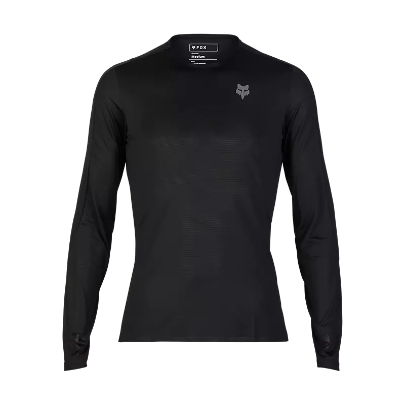 fox Flexair Ascent Long Sleeve Jersey  Black