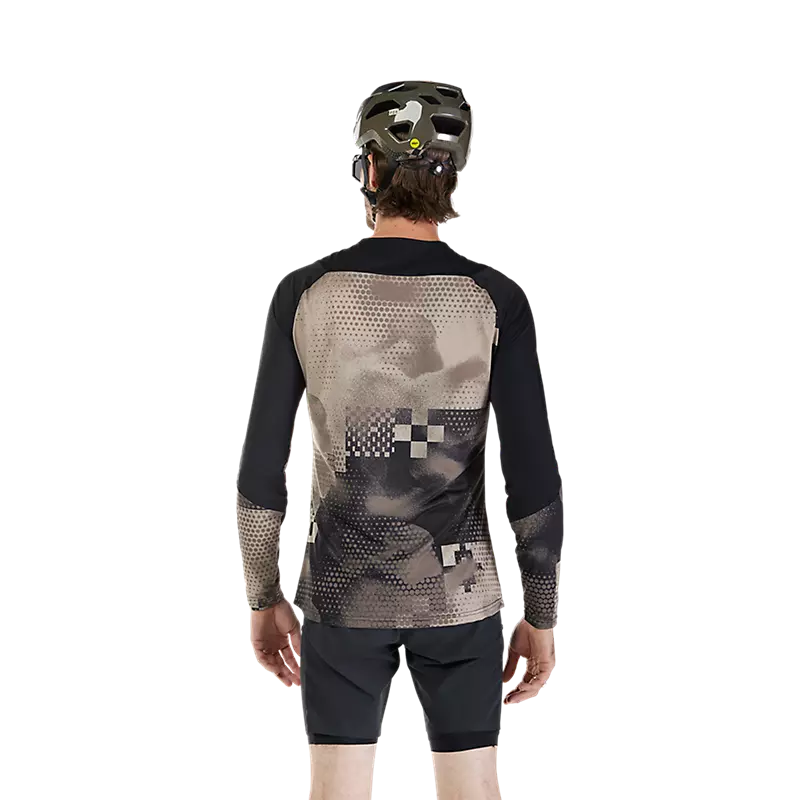 Fox Flexair Ascent Pulse Long Sleeve Jersey  Sand