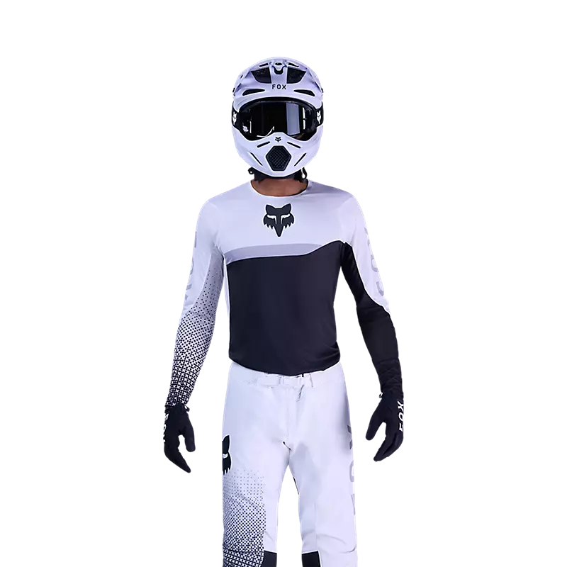 Fox Flexair Fracture Jersey White/Black