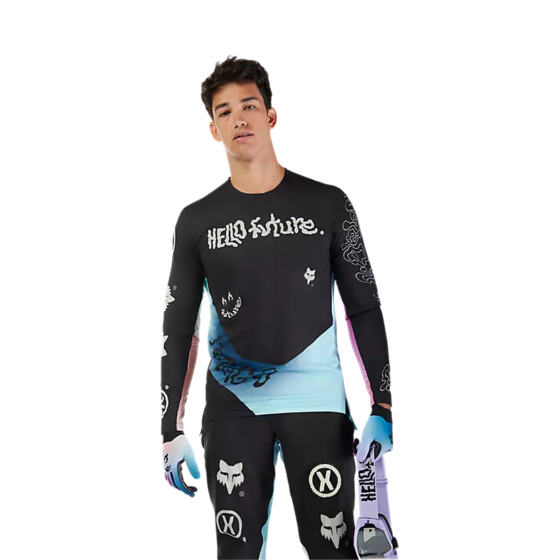 Fox Flexair Hello Future Long Sleeve Jersey Cream