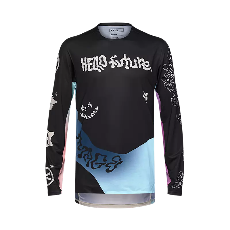 fox Flexair Hello Future Long Sleeve Jersey Cream