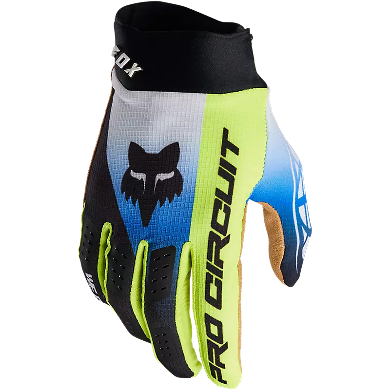 fox Flexair Pro Circuit Foyl Gloves Black/White