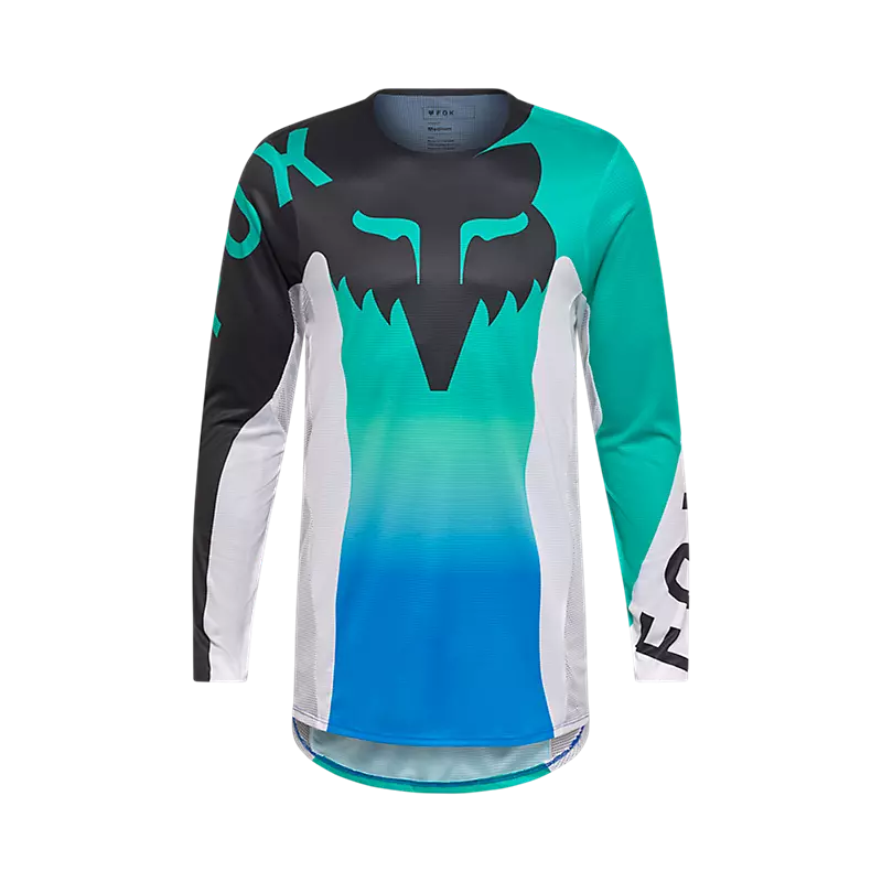 fox Flexair Spire Jersey Aqua Blue