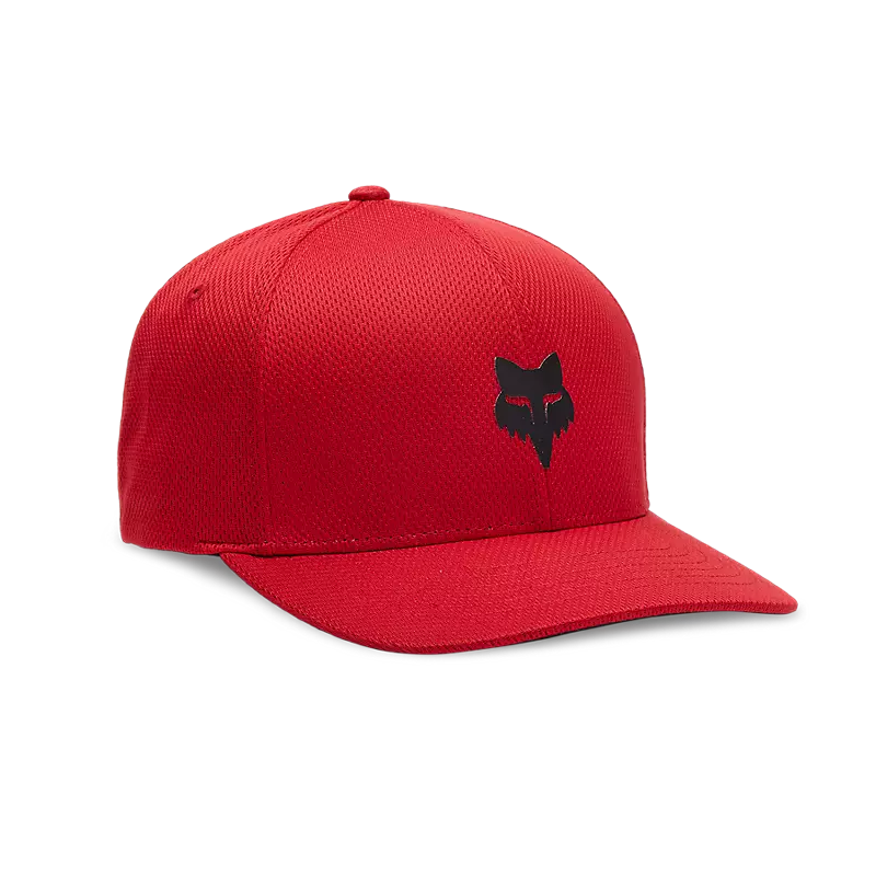 fox Fox Head Tech Flexfit Hat  Flame Red