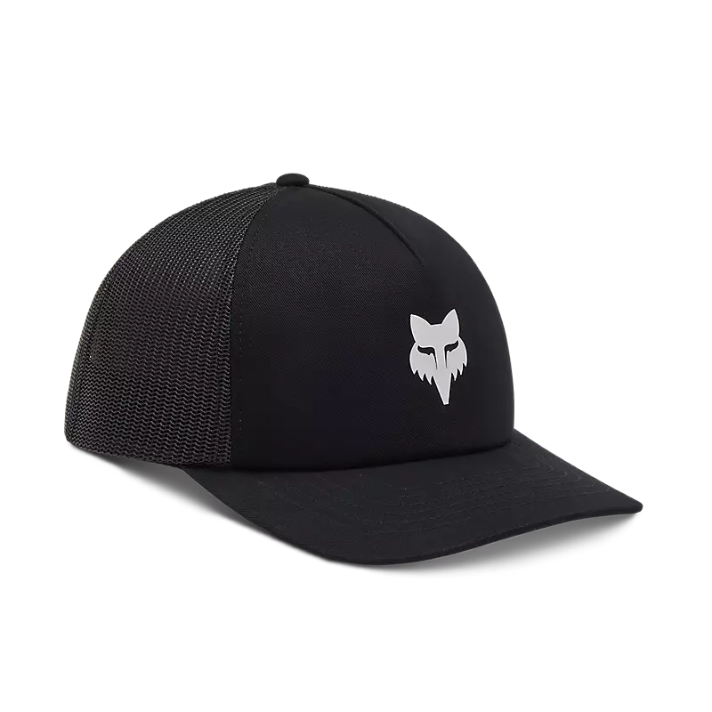 fox Fox Head Trucker Hat Black