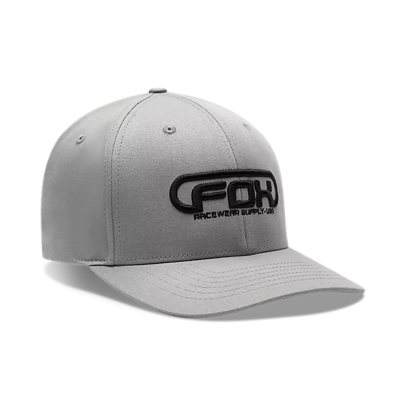 fox Global Flexfit Hat Steel Grey
