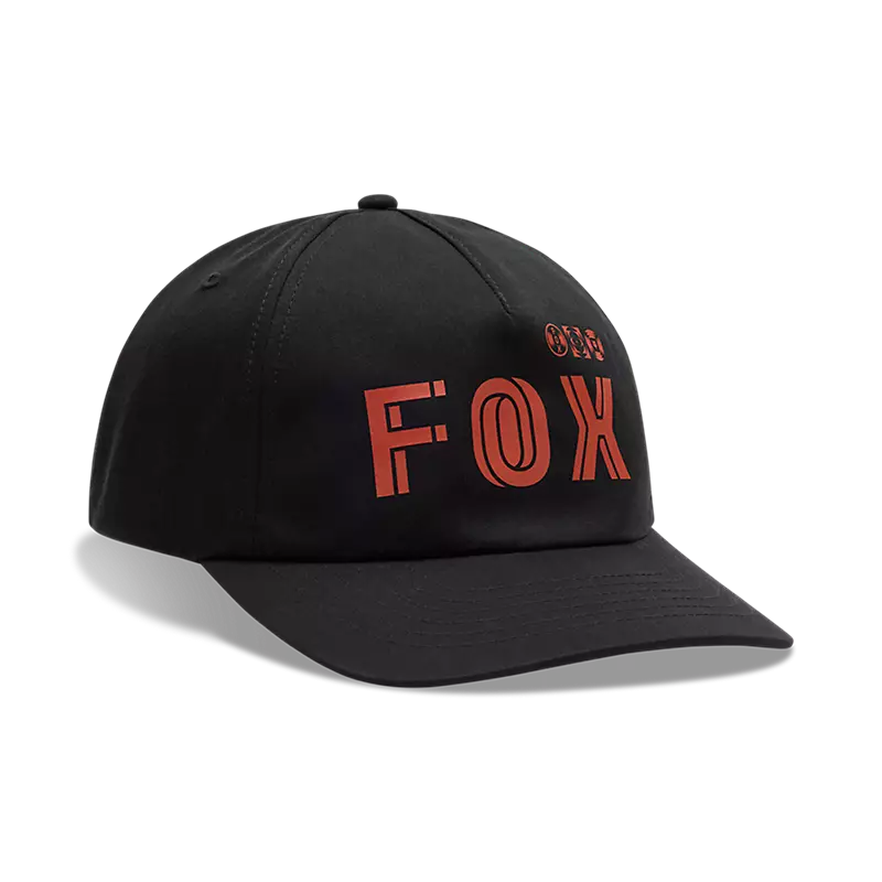 fox Glyph Adjustable Hat Black