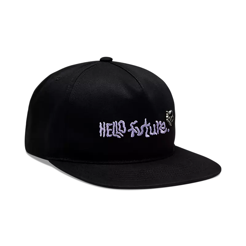 fox Hello Future Snapback Hat Black