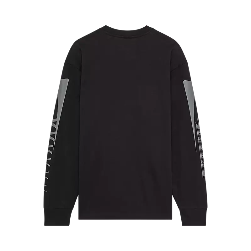 Fox Image Cosmo Oversized Long Sleeve Tee Black