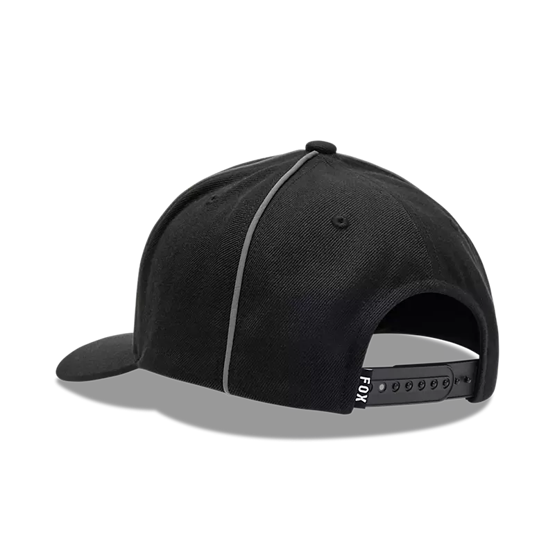 Fox Image Cosmo Snapback Hat Black