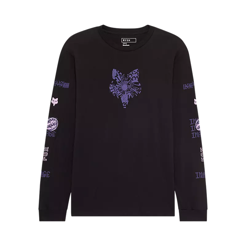 fox Image Phantom Long Sleeve Premium Tee Black