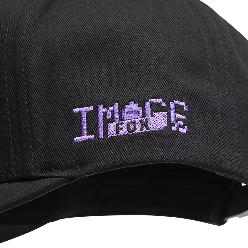 Fox Image Phantom Snapback Hat Black