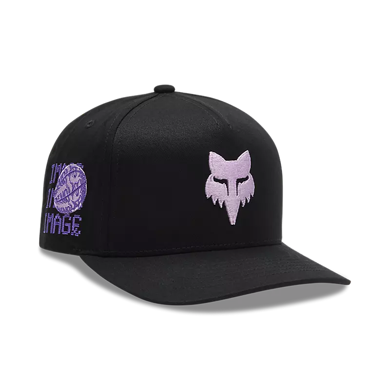 fox Image Phantom Snapback Hat Black