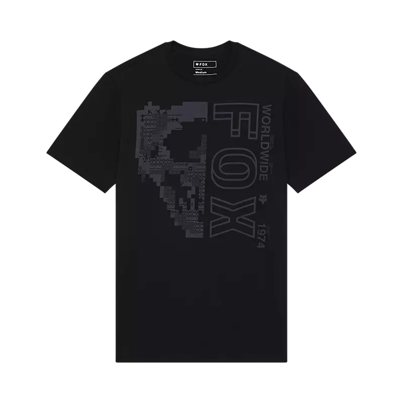 fox Image Skull Premium Tee Black