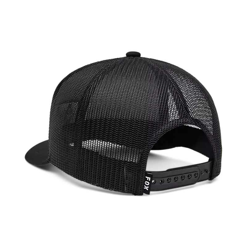 Fox Image Trucker Hat Black