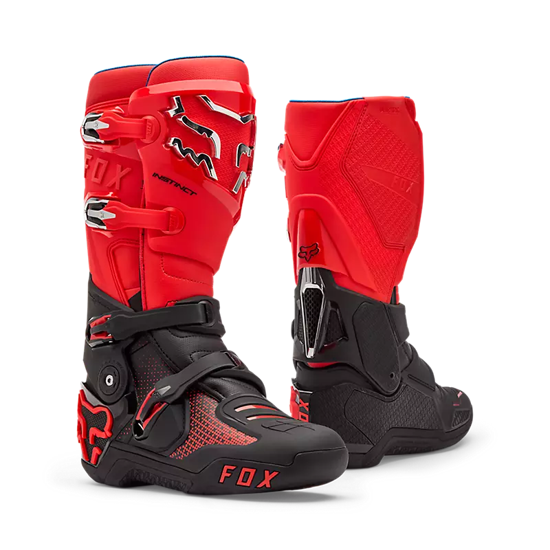 fox Instinct Boots Fluorescent Red