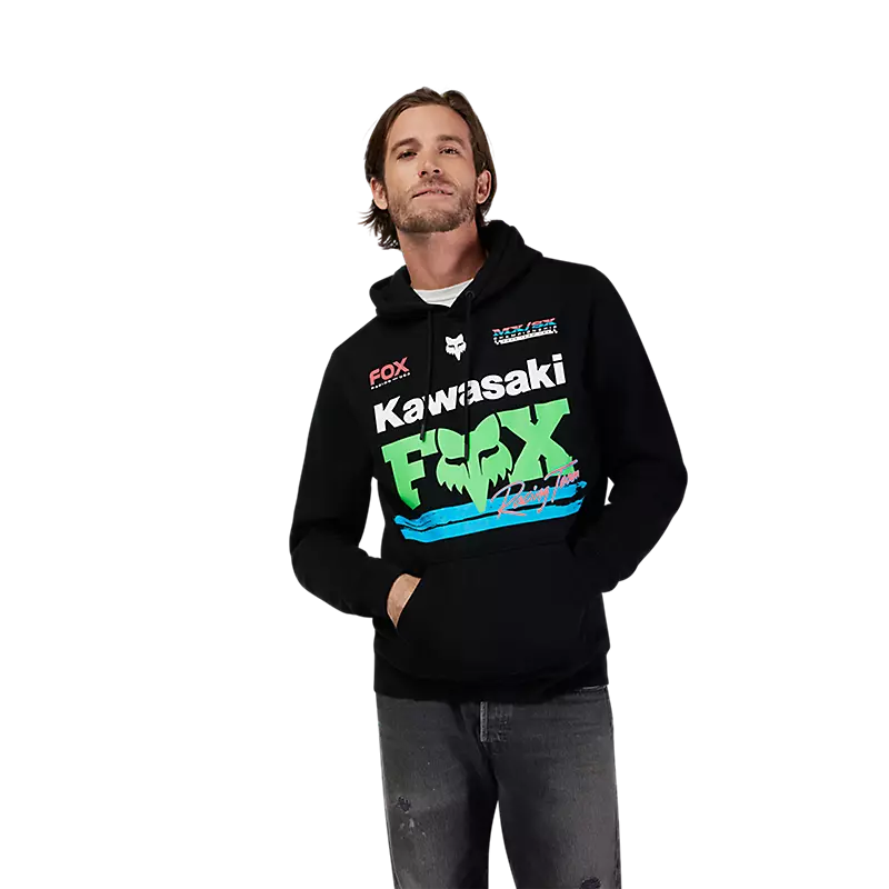 Fox Kawasaki Pullover Hoodie  Black