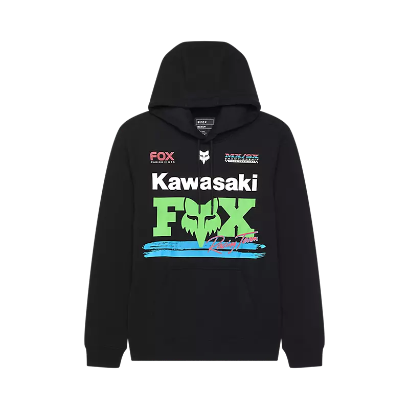 fox Kawasaki Pullover Hoodie  Black