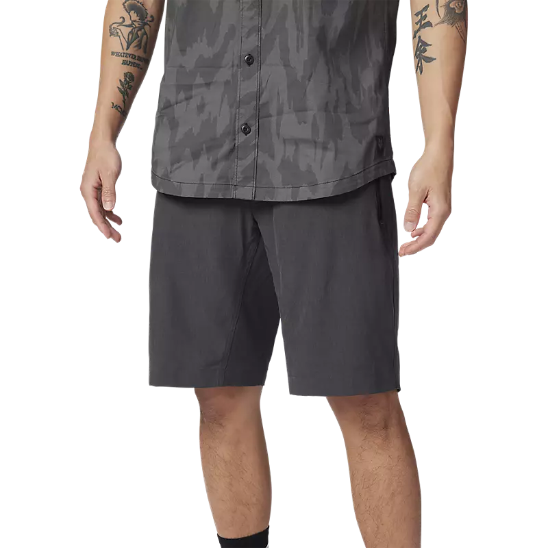 Fox Machete Tech Shorts  Heather Black